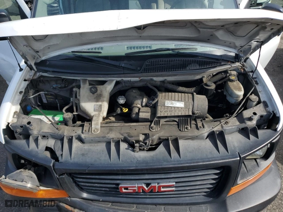 2009 GMC Savana Cargo Van with VIN 1GTGG25C791124332, listed as a Copart auction lot 72819464 with 123,243 mi miles and Salvage Title. Bid and sale history available at carsss.com. Image 12.