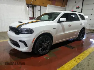 2022 Dodge Durango Orange Sport z VIN 1C4SDHCT3NC229103, wystawiony jako Copart lot #60635075 z przebiegiem 48 670 mil mil oraz Czysty tytuł • Clean title. Historia ofert i sprzedaży dostępna na DreamBid. Obrazek 1.