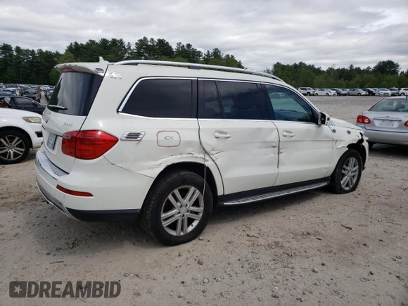2013 Mercedes-Benz GL 450 z VIN 4JGDF7CE5DA249440, wystawiony jako Copart lot #57466825 z przebiegiem 120 163 mil mil oraz Tytuł czysty. Historia ofert i sprzedaży dostępna na DreamBid. Obrazek 3.