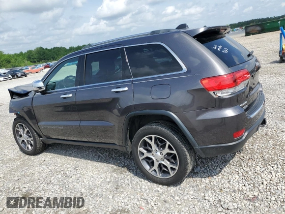 2019 Jeep Grand Cherokee Limited with VIN 1C4RJFBG7KC638930, listed as a Copart auction lot 54989895 with 103,637 mi miles and Salvage title. Bid and sale history available at DreamBid. Image 2.