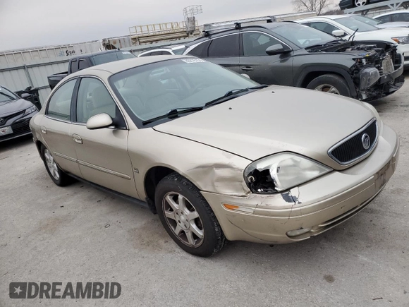2001 Mercury Sable LS Premium with VIN 1MEFM55S61G639738, listed as a Copart auction lot 85276154 with 137,887 mi miles and Salvage Title. Bid and sale history available at DreamBid. Image 4.