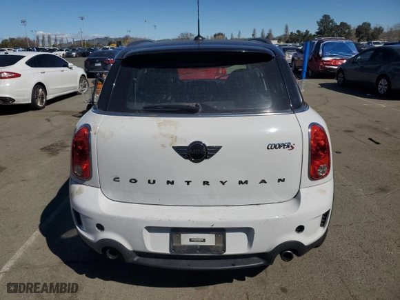 2015 MINI Cooper Countryman S with VIN WMWZC3C55FWT01843, listed as a Copart auction lot 47238375 with 104,292 mi miles and Salvage Title. Bid and sale history available at carsss.com. Image 6.