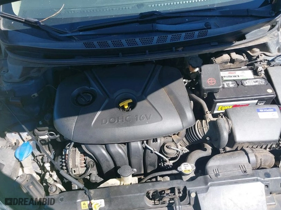 2016 Hyundai Elantra SE with VIN KMHDH4AE4GU606430, listed as a IAAI auction lot 41835376 with 156,827 mi miles. Bid and sale history available at carsss.com. Image 10.