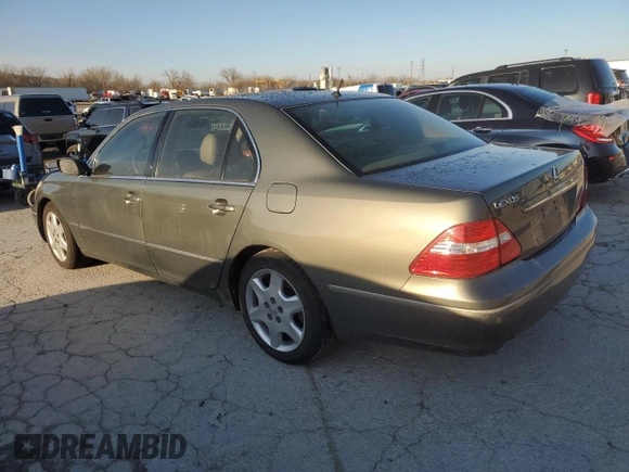 2004 Lexus LS 430 with VIN JTHBN36F440149975, listed as a Copart auction lot 49853965 with Not Provided miles and Salvage Title. Bid and sale history available at DreamBid. Image 2.
