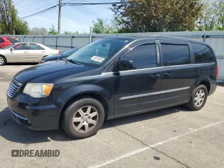2012 Chrysler Town & Country Touring with VIN 2C4RC1BG1CR375176, listed as a Copart auction lot 54076285 with 216,461 mi miles and Clean Title. Bid and sale history available at carsss.com. Image 1.