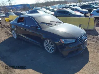 2016 Audi A3 2.0T Premium Plus with VIN WAUE8GFF4G1021048, listed as a IAAI auction lot 41632960 with 107,911 mi miles. Bid and sale history available at carsss.com. Image 1.