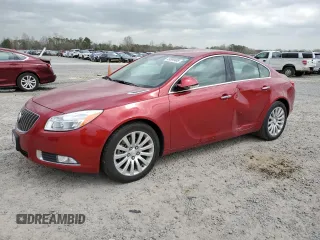 2013 Buick Regal Turbo Premium 1 with VIN 2G4GS5EV5D9160831, listed as a Copart auction lot 49599485 with 49,632 mi miles and Salvage Title. Bid and sale history available at carsss.com. Image 1.