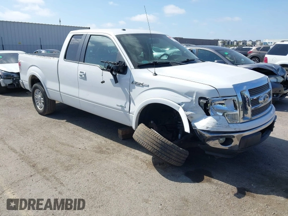 2012 Ford F-150 XL with VIN 1FTFX1CT1CFC22338, listed as a IAAI auction lot 42086676 with 167,401 mi miles. Bid and sale history available at carsss.com. Image 1.