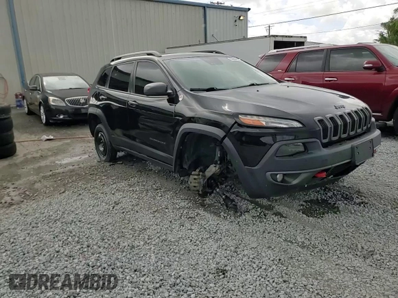 2018 Jeep Cherokee Trailhawk with VIN 1C4PJMBB0JD500672, listed as a Copart auction lot 63207915 with 72,954 mi miles and Salvage title. Bid and sale history available at DreamBid. Image 15.