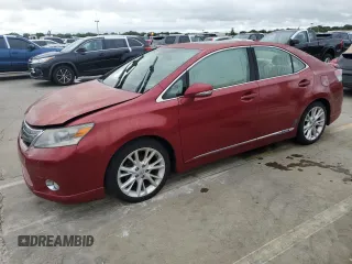 2011 Lexus HS with VIN JTHBB1BA2B2047678, listed as a Copart auction lot 74607724 with Not Provided miles and Non Repairable. Bid and sale history available at carsss.com. Image 1.