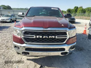2022 Ram 1500 Big Horn with VIN 1C6SRFFT6NN381504, listed as a Copart auction lot 56403735 with 30,043 mi miles and Salvage title. Bid and sale history available at DreamBid. Image 5.