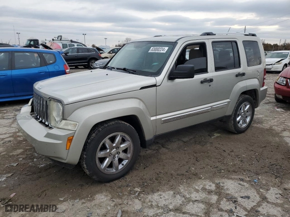2009 Jeep Liberty Limited with VIN 1J8GN58K09W526618, listed as a Copart auction lot 83000224 with 109,705 mi miles and Salvage Title. Bid and sale history available at carsss.com. Image 1.