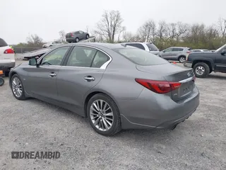 2018 Infiniti Q50 3.0t LUXE with VIN JN1EV7AR5JM441925, listed as a IAAI auction lot 41975558 with 139,243 mi miles. Bid and sale history available at carsss.com. Image 3.