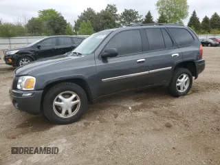 2007 GMC Envoy SLE z VIN 1GKDT13S172180829, wystawiony jako Copart lot #55648535 z przebiegiem 217 033 mil mil oraz Szkoda całkowita • Salvage title. Historia ofert i sprzedaży dostępna na DreamBid. Obrazek 1.