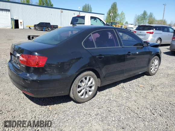 2011 Volkswagen Jetta Sedan SE w/Convenience & Sunroof PZEV with VIN 3VWDZ7AJ4BM390444, listed as a Copart auction lot 53896285 with 69,155 mi miles and Clean Title. Bid and sale history available at carsss.com. Image 3.