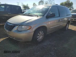 2007 Chrysler Town & Country LWB Touring with VIN 2A4GP54L47R294296, listed as a Copart auction lot 72329204 with 217,631 mi miles and Salvage Title. Bid and sale history available at carsss.com. Image 1.