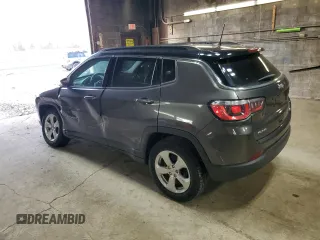 2019 Jeep Compass Latitude with VIN 3C4NJDBB6KT656444, listed as a Copart auction lot 51177515 with 55,892 mi miles and Salvage Title. Bid and sale history available at carsss.com. Image 2.