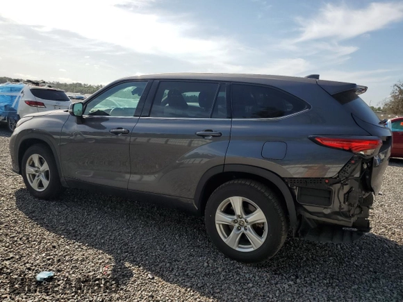 2021 Toyota Highlander L with VIN 5TDZZRAH1MS086847, listed as a Copart auction lot 54145345 with 43,425 mi miles and Salvage title. Bid and sale history available at DreamBid. Image 2.