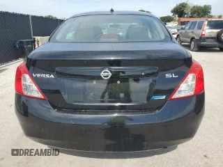 2012 Nissan Versa SV with VIN 3N1CN7AP2CL803597, listed as a Copart auction lot 65976335 with 98,105 mi miles and Non repairable. Bid and sale history available at DreamBid. Image 6.