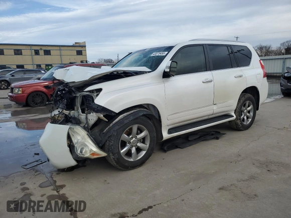 2011 Lexus GX 460 Premium with VIN JTJJM7FX9B5033023, listed as a Copart auction lot 43073455 with 247,472 mi miles and Salvage title. Bid and sale history available at DreamBid. Image 1.
