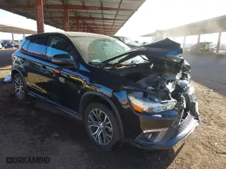 2019 Mitsubishi Outlander Sport ES 2.0 with VIN JA4AR3AU9KU020878, listed as a IAAI auction lot 41289757 with 81,731 mi miles. Bid and sale history available at carsss.com. Image 1.