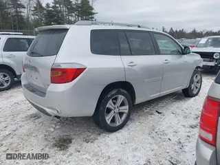 2009 Toyota Highlander Sport with VIN JTEES43A792129068, listed as a IAAI auction lot 41307395 with 257,807 mi miles. Bid and sale history available at carsss.com. Image 4.