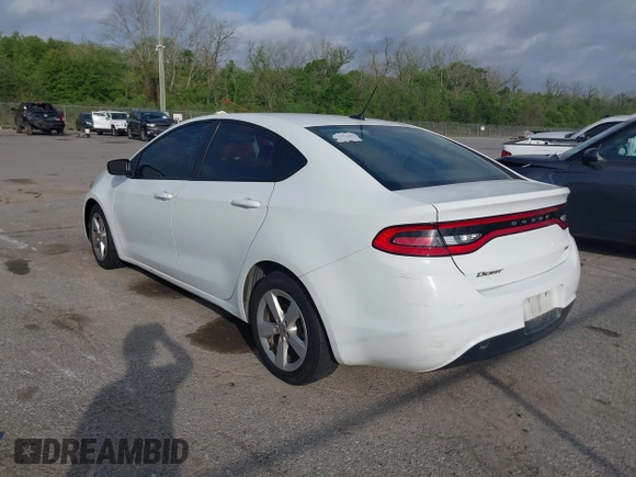 2015 Dodge Dart SXT with VIN 1C3CDFBB9FD344595, listed as a IAAI auction lot 41954706 with 115,877 mi miles. Bid and sale history available at carsss.com. Image 3.