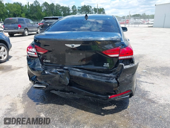 2017 Genesis G80 3.8L with VIN KMHGN4JEXHU180122, listed as a IAAI auction lot 42297360 with 60,302 mi miles and . Bid and sale history available at DreamBid. Image 16.
