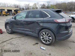 2015 Ford Edge Titanium with VIN 2FMPK4K86FBB83488, listed as a Copart auction lot 53333305 with 233,804 mi miles and Salvage Title. Bid and sale history available at carsss.com. Image 2.