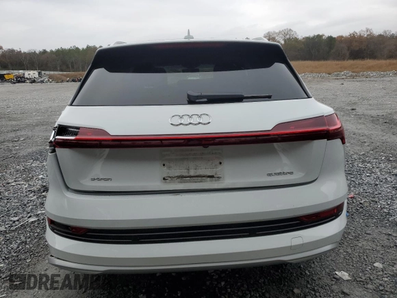 2021 Audi e-tron Premium Plus with VIN WA1LAAGE7MB015990, listed as a Copart auction lot 85205754 with 37,070 mi miles and Salvage Title. Bid and sale history available at DreamBid. Image 6.