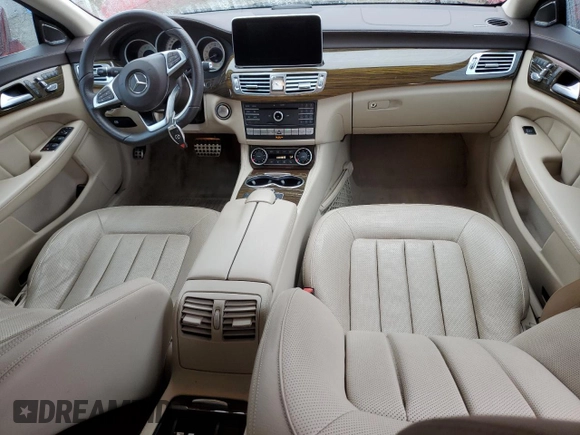2016 Mercedes-Benz CLS 400 with VIN WDDLJ6FBXGA160533, listed as a Copart auction lot 56072865 with 62,687 mi miles and Salvage title. Bid and sale history available at DreamBid. Image 8.