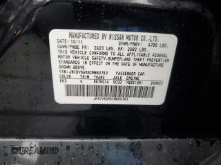 2012 Infiniti G25 x z VIN JN1DV6AR6CM860763, wystawiony jako Copart lot #60118655 z przebiegiem 182 446 mil mil oraz Szkoda całkowita • Salvage title. Historia ofert i sprzedaży dostępna na DreamBid. Obrazek 12.