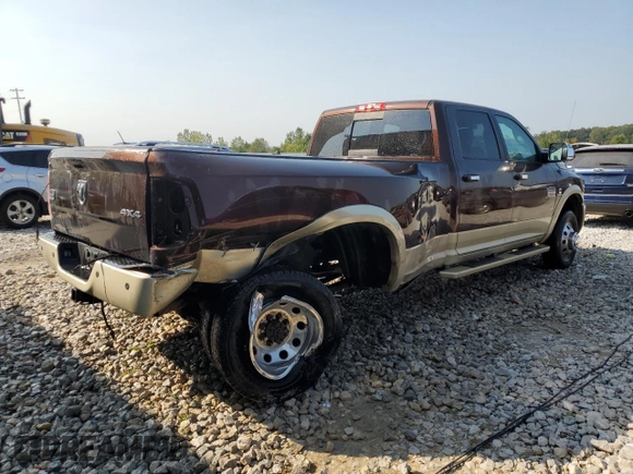 2014 Ram 3500 Longhorn with VIN 3C63RRKL6EG135475, listed as a Copart auction lot 70690844 with 193,474 mi miles and Clean Title. Bid and sale history available at carsss.com. Image 3.