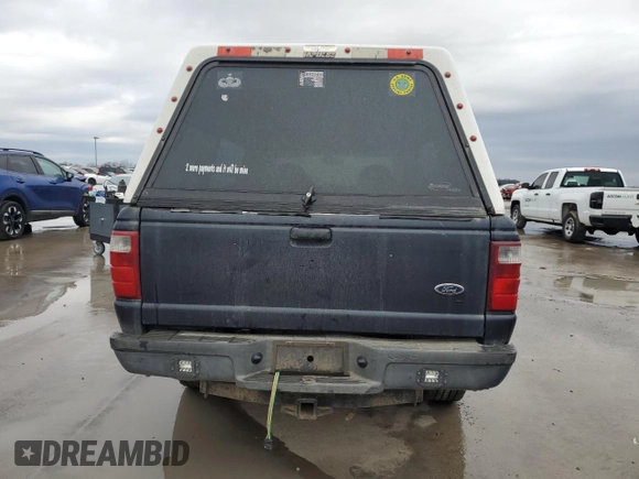 2003 Ford Ranger XL with VIN 1FTYR10UX3PA77424, listed as a Copart auction lot 48471125 with 225,925 mi miles and Salvage Title. Bid and sale history available at carsss.com. Image 6.