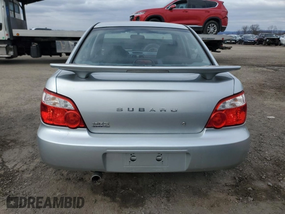 2005 Subaru Impreza Sedan (Natl) RS with VIN JF1GD67565H515459, listed as a Copart auction lot 45500455 with 93,483 mi miles and Salvage Title. Bid and sale history available at carsss.com. Image 6.