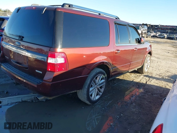 2017 Ford Expedition Max Limited with VIN 1FMJK1KT8HEA62915, listed as a IAAI auction lot 41720064 with 67,744 mi miles and . Bid and sale history available at DreamBid. Image 4.