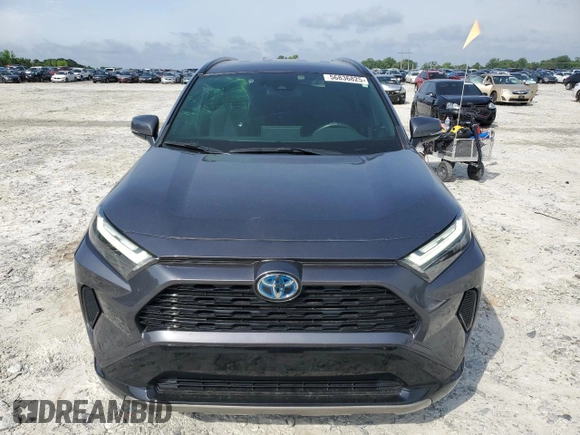 2022 Toyota RAV4 Hybrid SE with VIN JTM16RFVXNJ016590, listed as a Copart auction lot 56836825 with 55,091 mi miles and Salvage title. Bid and sale history available at DreamBid. Image 5.