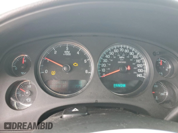 2012 Chevrolet Tahoe Commercial with VIN 1GNLC2E00CR320791, listed as a Copart auction lot 58566425 with 271,818 mi miles and Clean title. Bid and sale history available at DreamBid. Image 9.