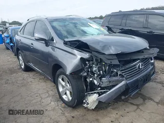 2013 Lexus RX 350 with VIN 2T2BK1BA0DC158182, listed as a IAAI auction lot 41669779 with 125,458 mi miles. Bid and sale history available at carsss.com. Image 1.