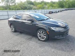 2015 Chrysler 200 S with VIN 1C3CCCBB9FN585794, listed as a Copart auction lot 57672205 with 155,468 mi miles and Salvage title. Bid and sale history available at DreamBid. Image 4.