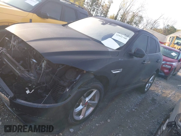 2017 Jaguar F-Pace 35t Premium with VIN SADCJ2BV3HA097669, listed as a IAAI auction lot 41851768 with 89,369 mi miles and . Bid and sale history available at DreamBid. Image 14.