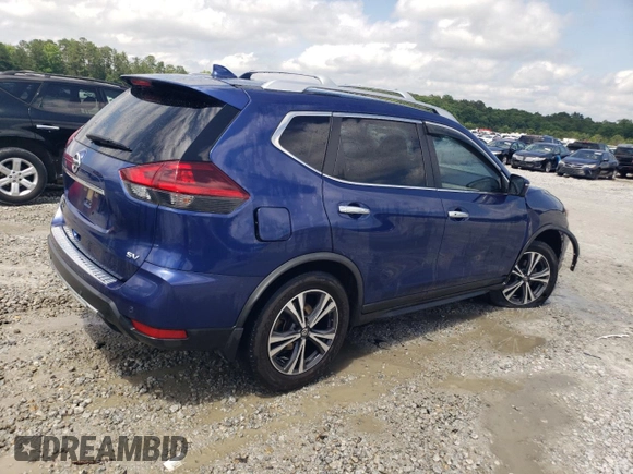 2020 Nissan Rogue SV z VIN JN8AT2MT2LW003743, wystawiony jako Copart lot #58716285 z przebiegiem 99 395 mil mil oraz Szkoda całkowita • Salvage title. Historia ofert i sprzedaży dostępna na DreamBid. Obrazek 3.