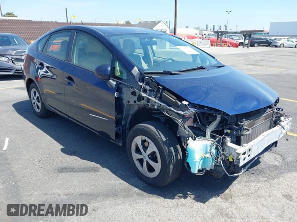 2015 Toyota Prius Four with VIN JTDKN3DU7F1954675, listed as a IAAI auction lot 42100832 with 182,339 mi miles. Bid and sale history available at carsss.com. Image 1.