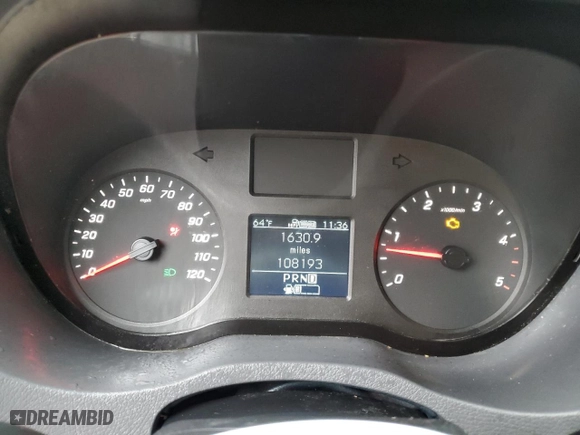 2019 Mercedes-Benz Sprinter Cargo Van with VIN WD4PF1CD4KP118375, listed as a Copart auction lot 83753064 with 108,193 mi miles and Clean Title. Bid and sale history available at carsss.com. Image 9.