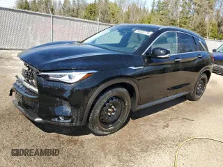 2019 Infiniti QX50 Essential with VIN 3PCAJ5M32KF113858, listed as a Copart auction lot 55240725 with 119,923 mi miles and Salvage Title. Bid and sale history available at DreamBid. Image 1.