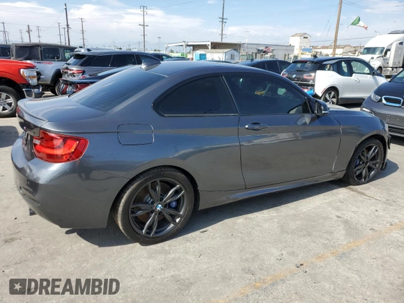 2016 BMW 2 Series M235i with VIN WBA1J7C52GV359958, listed as a Copart auction lot 65937374 with 82,231 mi miles and Salvage title. Bid and sale history available at DreamBid. Image 3.