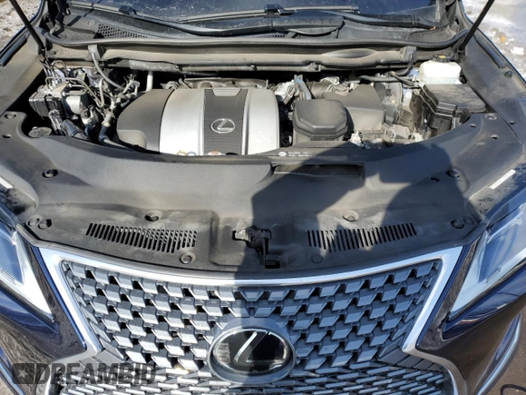2022 Lexus RX with VIN 2T2HZMDA2NC324949, listed as a Copart auction lot 45947725 with 0 mi miles and Salvage Title. Bid and sale history available at carsss.com. Image 12.