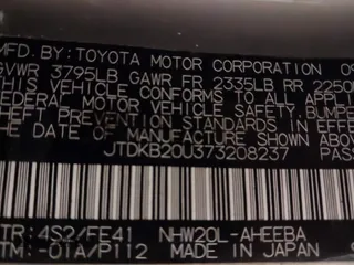 2007 Toyota Prius with VIN JTDKB20U373208237, listed as a IAAI auction lot 41649180 with 225,168 mi miles. Bid and sale history available at carsss.com. Image 9.