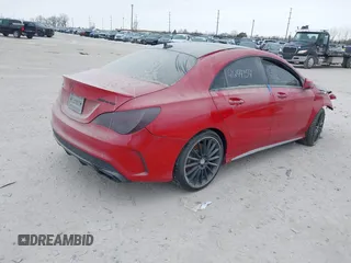 2015 Mercedes-Benz CLA 45 AMG with VIN WDDSJ5CB2FN176601, listed as a IAAI auction lot 41244154 with 129,061 mi miles and . Bid and sale history available at DreamBid. Image 4.