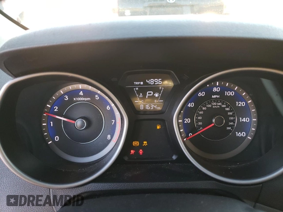 2014 Hyundai Elantra Coupe with VIN KMHDH6AH7EU028634, listed as a Copart auction lot 82925394 with 81,634 mi miles and Clean Title. Bid and sale history available at carsss.com. Image 9.